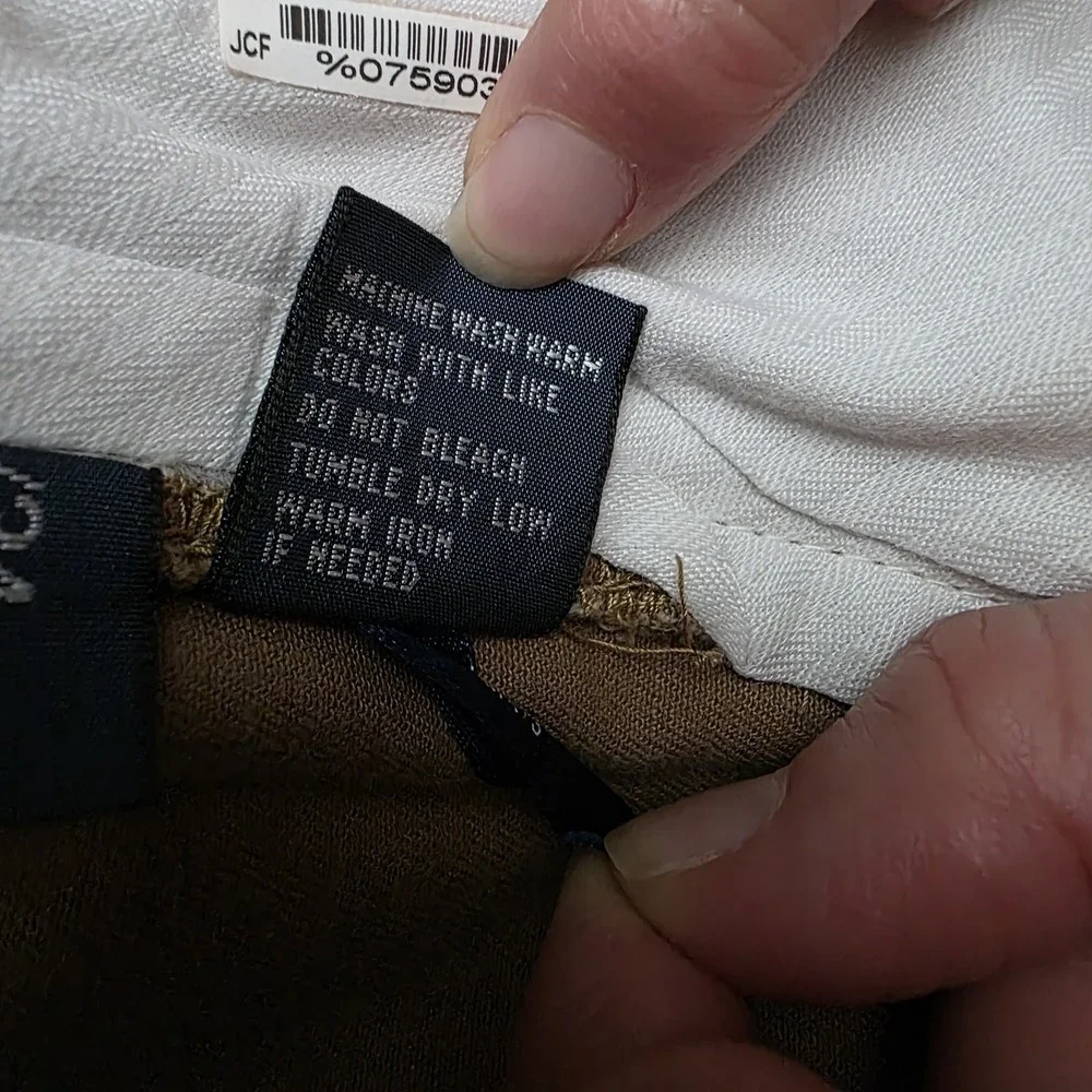 Vintage Polo Ralph Lauren Mens 38x34 Pleated Khaki Ethan Pants‎